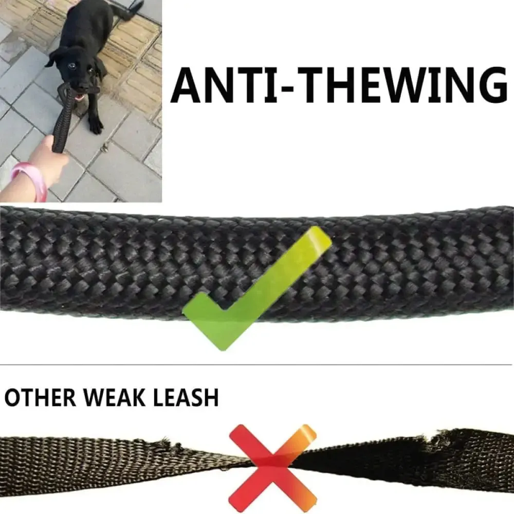 3 In1 Heavy Duty Dual Triple 360 Swivel no Tangle Hand-protected Dog Leash