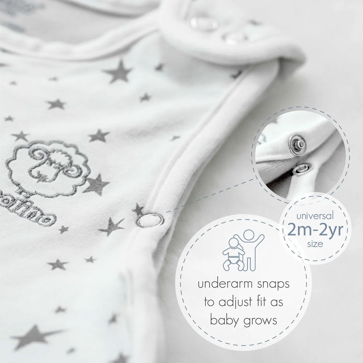 4 Season Ultimate Baby Sleep Bag, Merino Wool & Organic Cotton, 2 Months - 2 Years, Rose