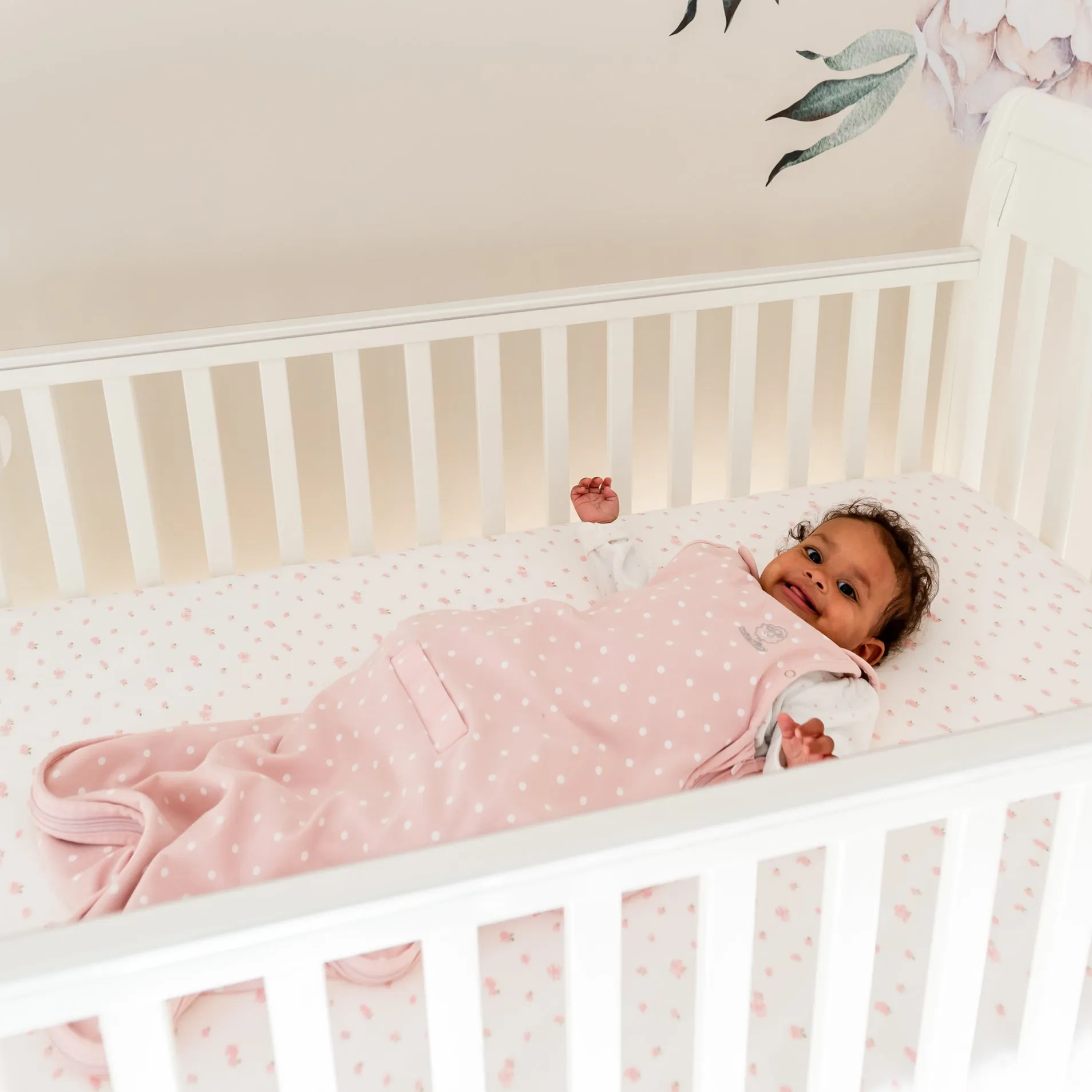 4 Season Ultimate Baby Sleep Bag, Merino Wool & Organic Cotton, 2 Months - 2 Years, Rose