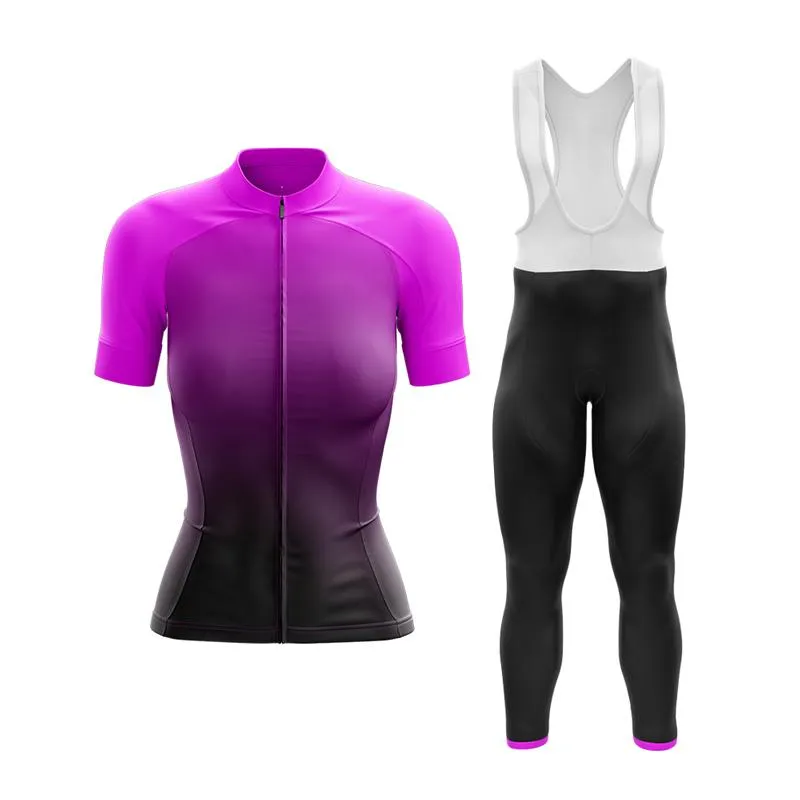 Black to Violet Club Cycling Kit