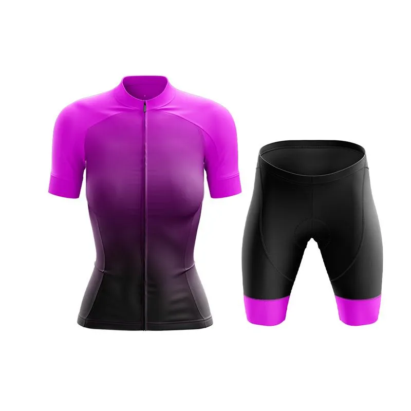 Black to Violet Club Cycling Kit
