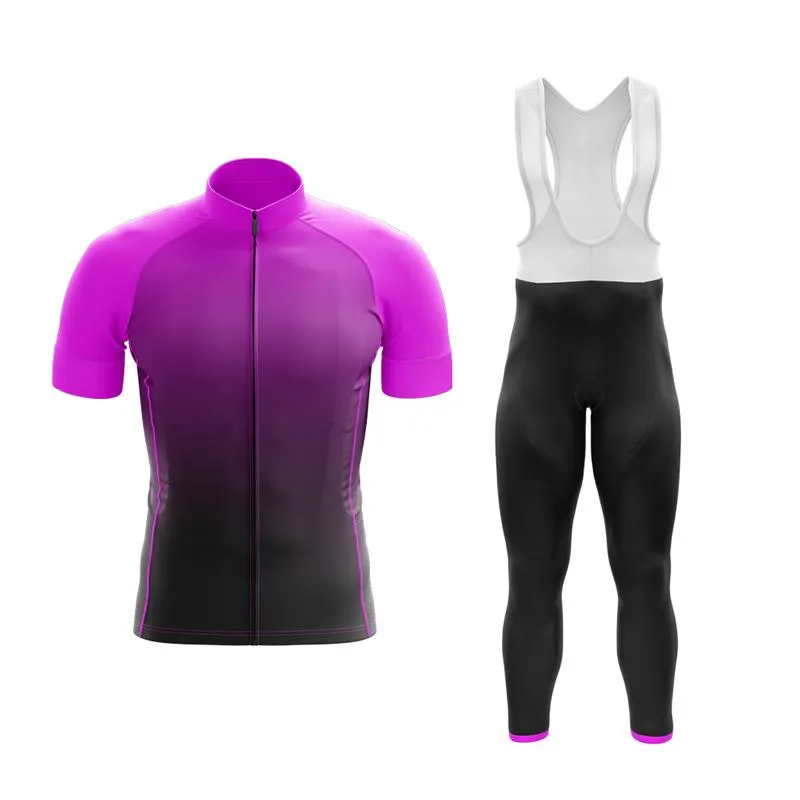 Black to Violet Club Cycling Kit