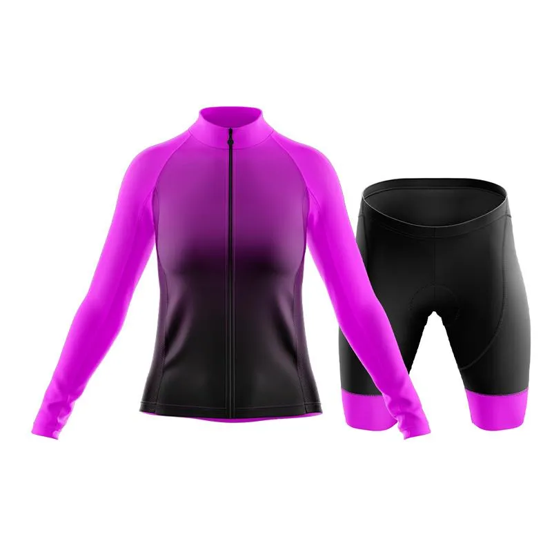 Black to Violet Club Cycling Kit