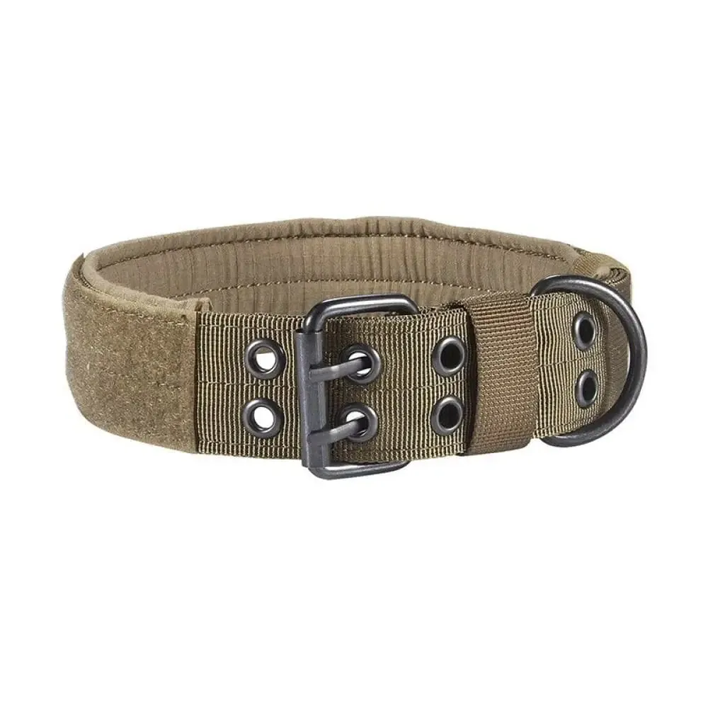 Durable Adjustable Heavy-duty Military Training Pet Collar for Medium, Large Dogs