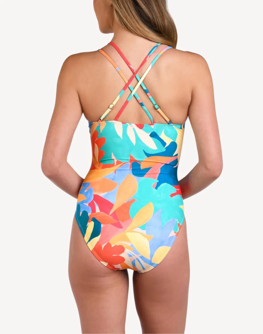 Fantasy Resort Lace Up One Piece Swimsuit