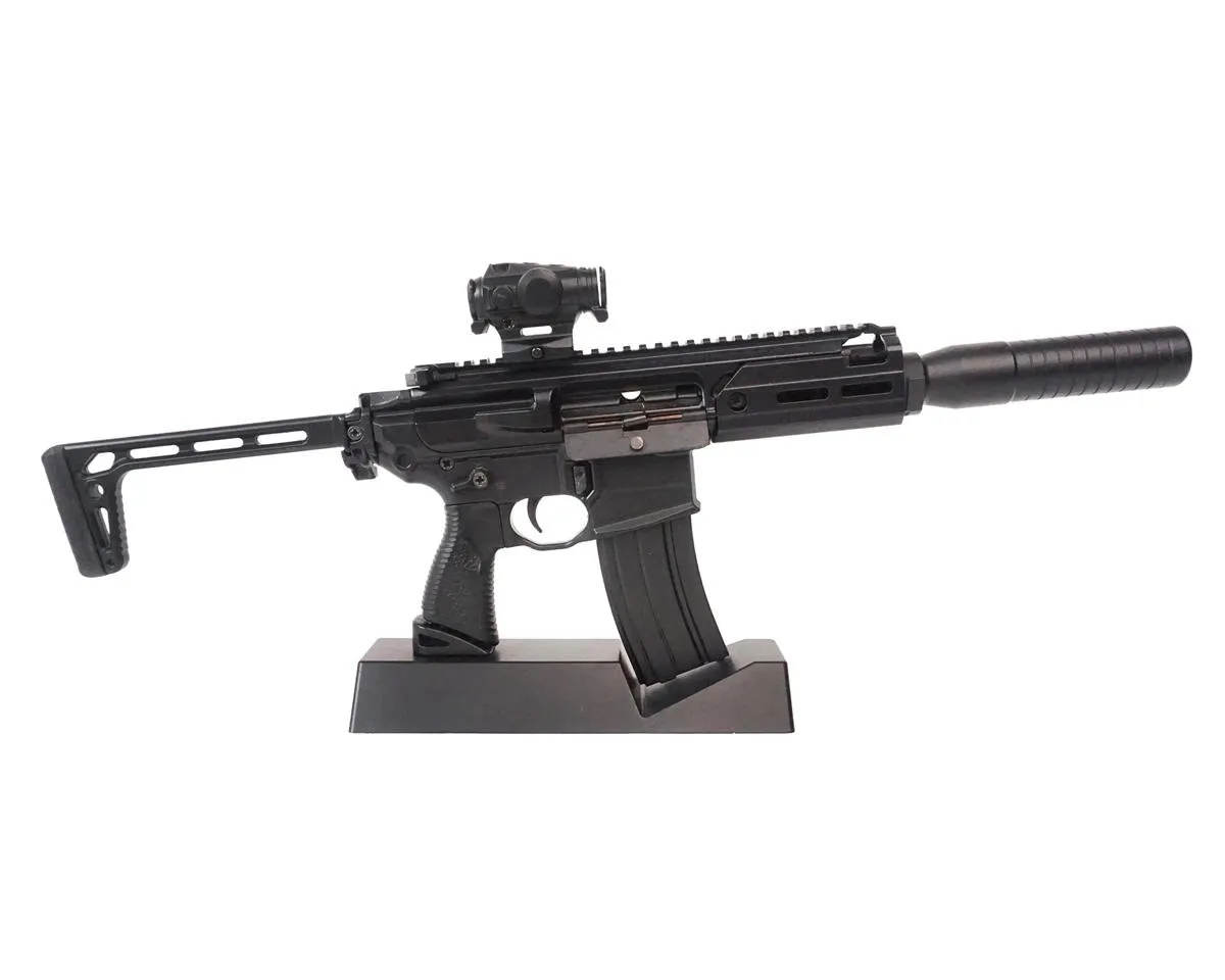 GoatGuns Miniature 1/3 Scale Die-Cast Sig Sauer MCX Model Kit (Black)