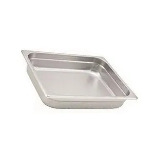 Half Size 2-1/2" Deep 24 Gauge Stainless Steel Anti Jam Pans