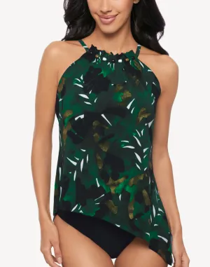 Palmetto Regina High Neck Tankini Top