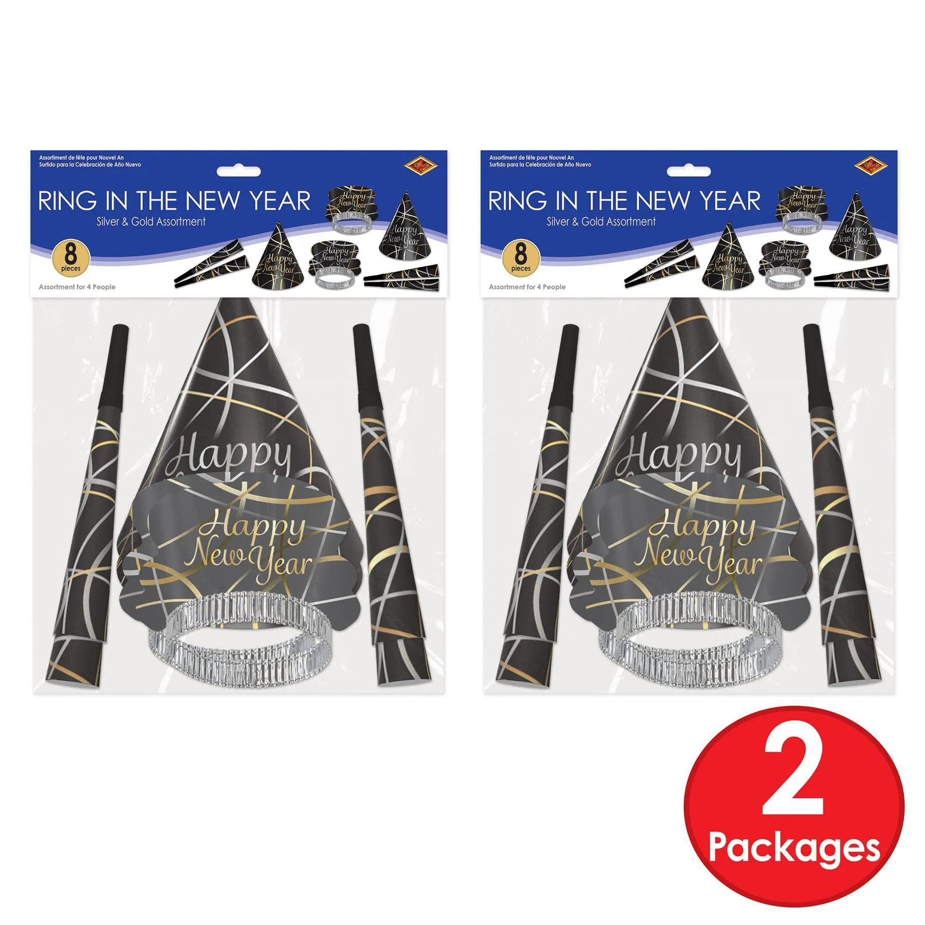 Ring In The New Year Party Kit for 4