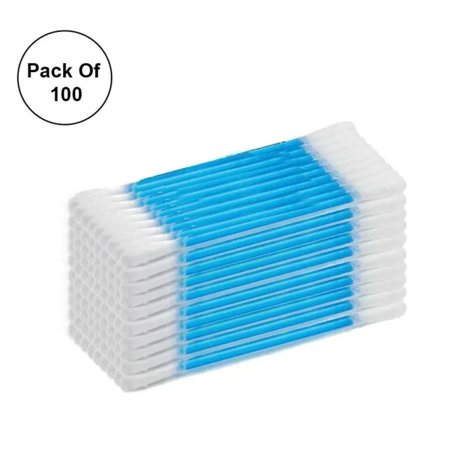 Small Cotton Buds for ear cleaning, soft and natural cotton swabs (100 per pack)