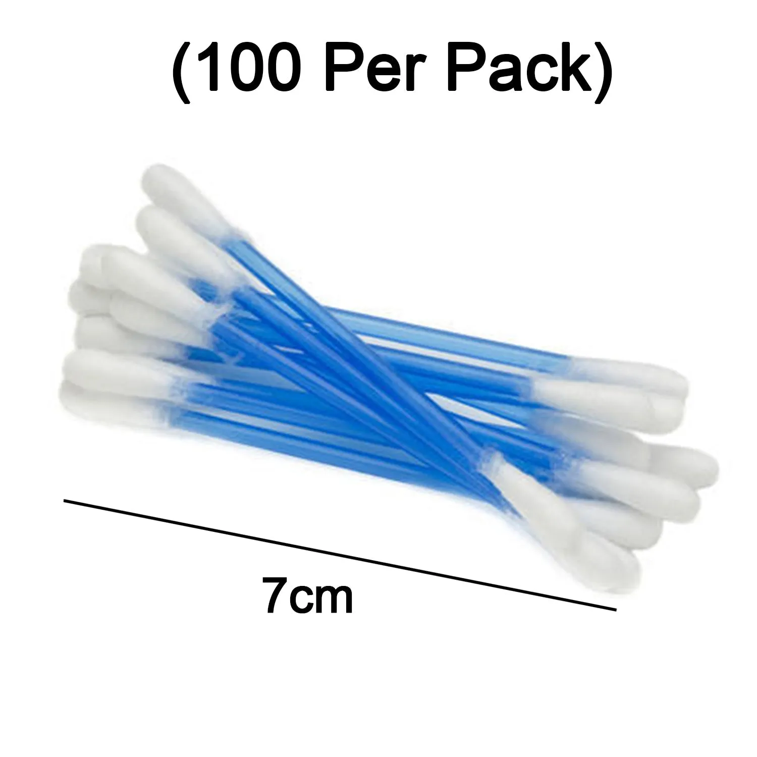 Small Cotton Buds for ear cleaning, soft and natural cotton swabs (100 per pack)