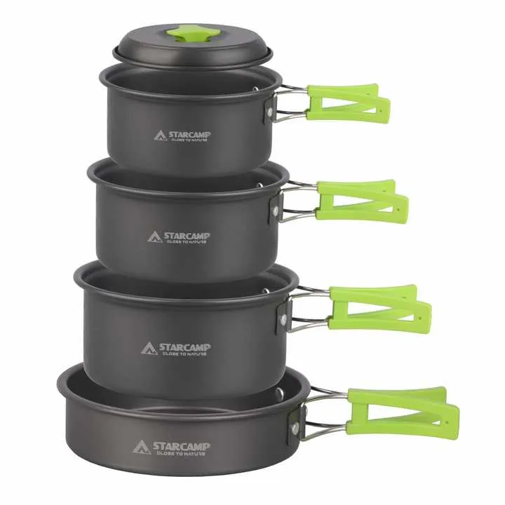 STARCAMP Anodized Aluminium-مجموعة أدوات طهي