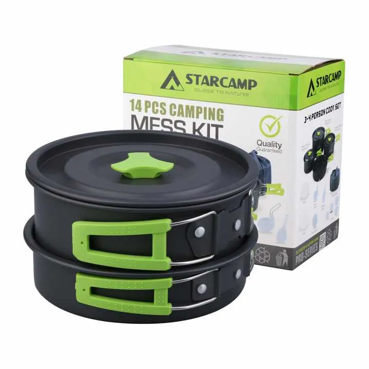 STARCAMP Anodized Aluminium-مجموعة أدوات طهي