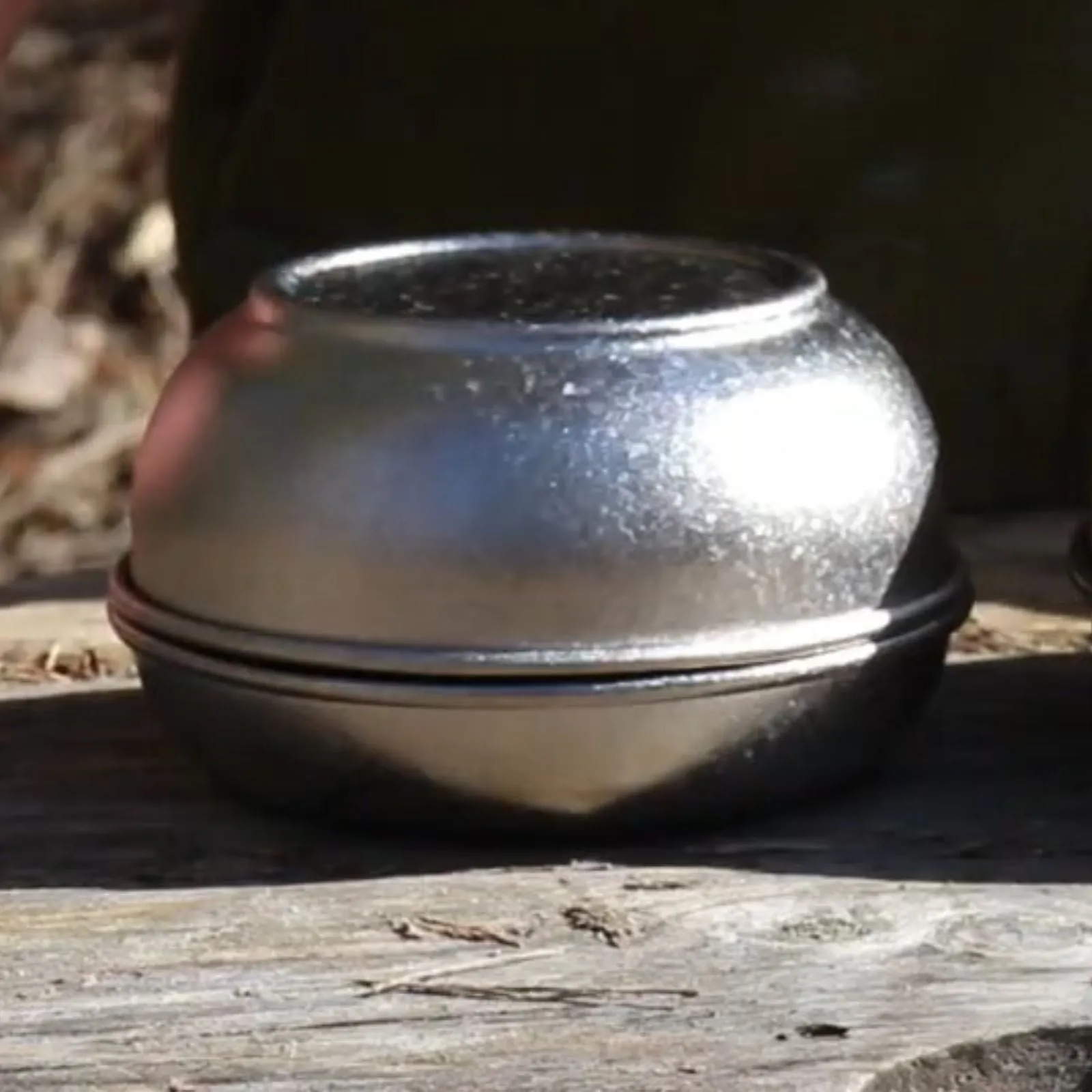 Titanium Camping Plate - Crystallized Finish